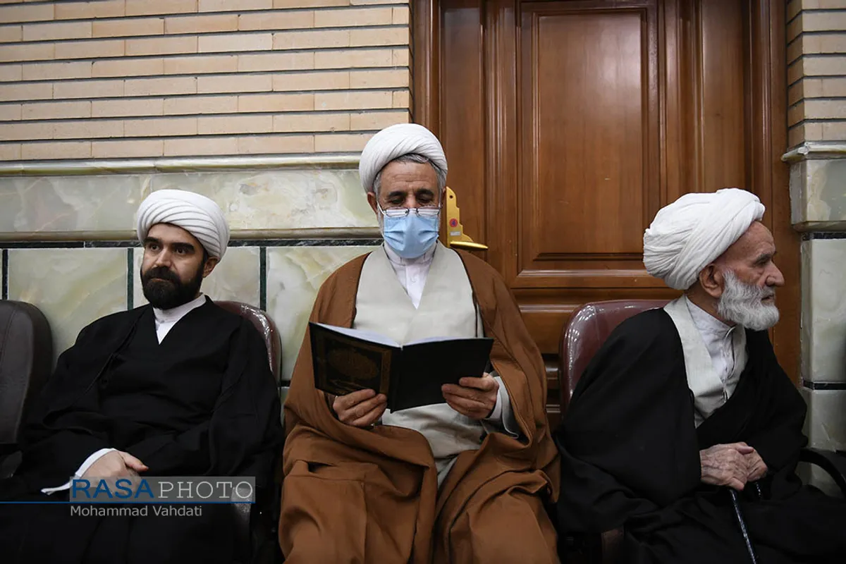 مراسم ختم همسر مرحوم حضرت آیت الله فاضل لنکرانی (ره)