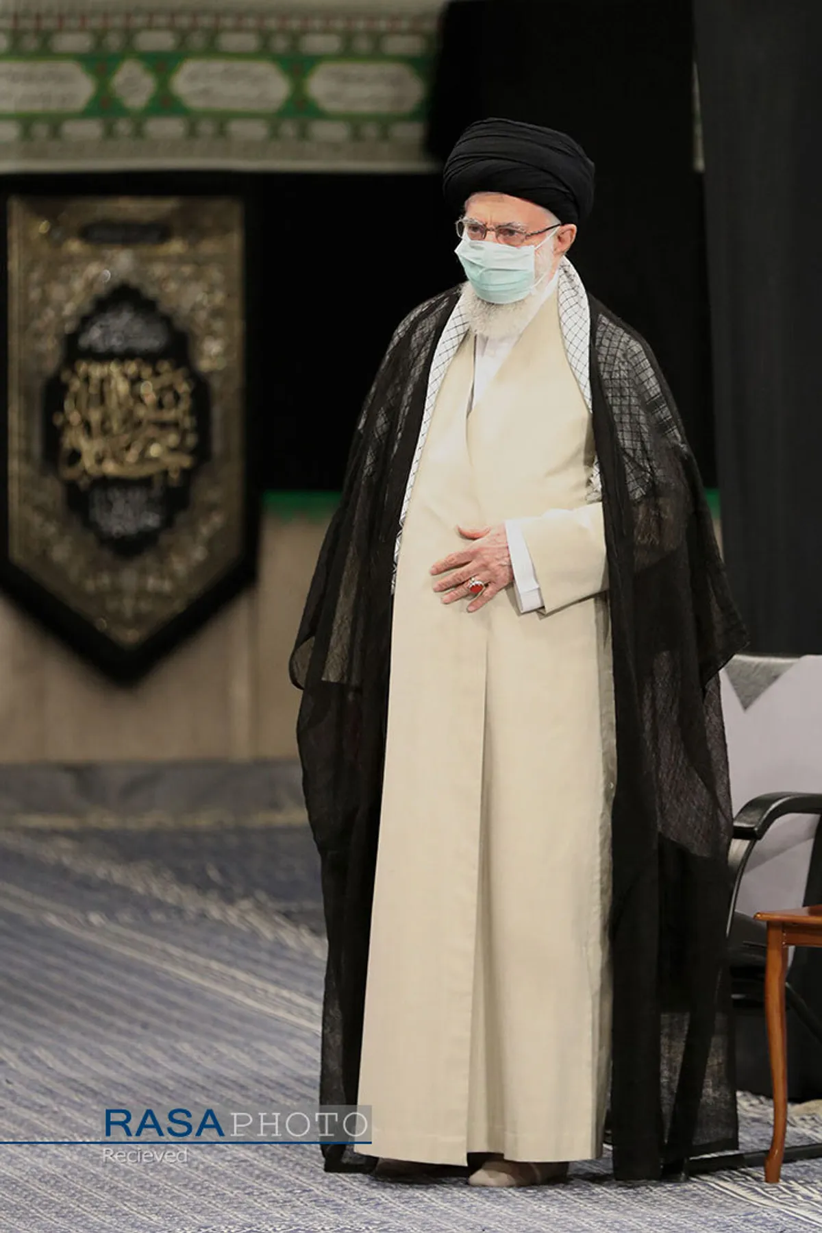 مراسم عزاداری شهادت امام رضا (ع) با حضور مقام معظم رهبری