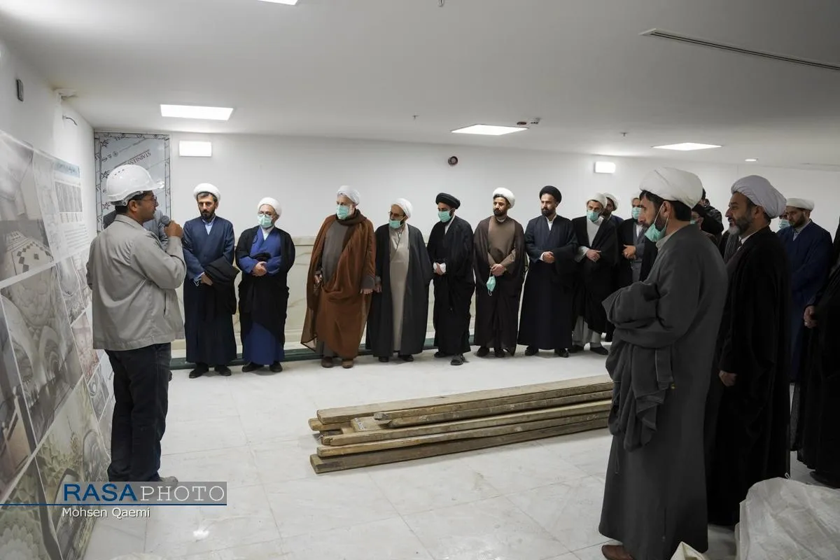 بازدید جمعی از اعضای خبرگزاری رسا و فضلاء استان مازندران از فعالیت&zwnj;های آستان قدس رضوی