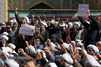تجمع بزرگ علما، اساتید و طلاب حوزه علمیه قم با عنوان "جهاد بزرگ برای ساختن ایران اسلامی بزرگ"