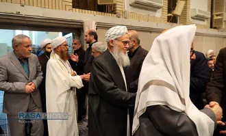 مراسم بزرگداشت رئیس&zwnj;جمهور شهید و همراهان گرامی ایشان با حضور رهبر انقلاب