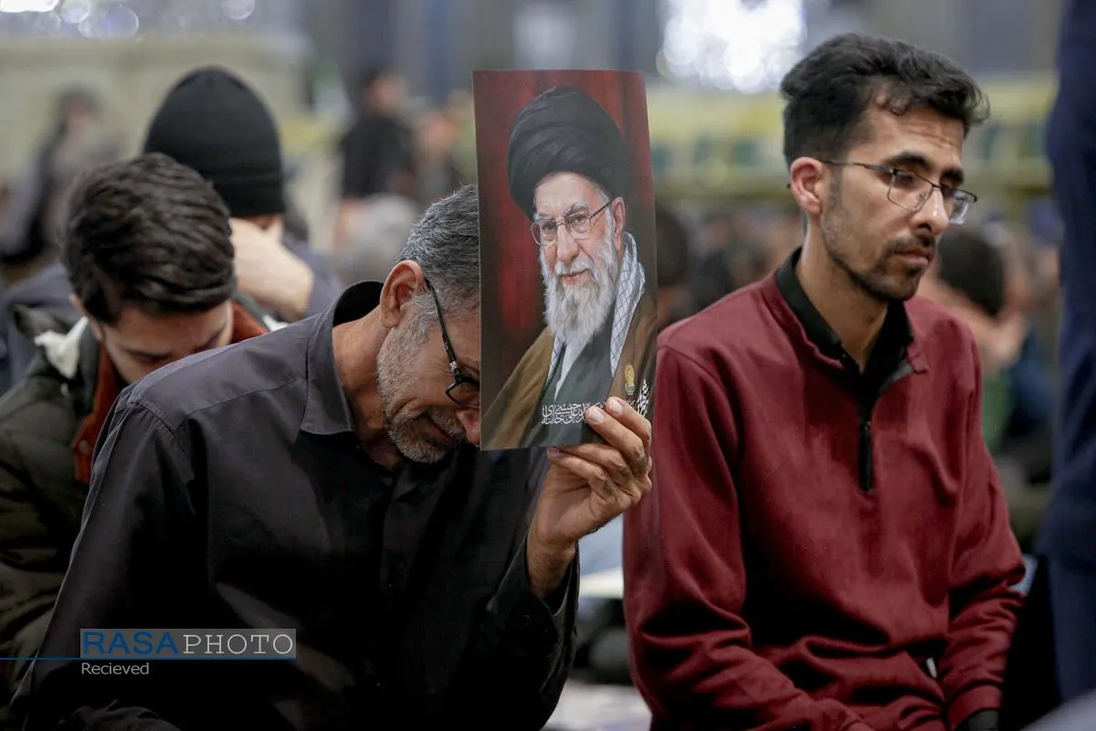 اجتماع عزاداران رهبر شهید انقلاب در حرم مطهر رضوی
