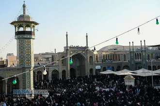 مراسم پرفیض دعای عرفه در حرم کریمه اهلبیت (سلام&zwnj;الله&zwnj;علیها)