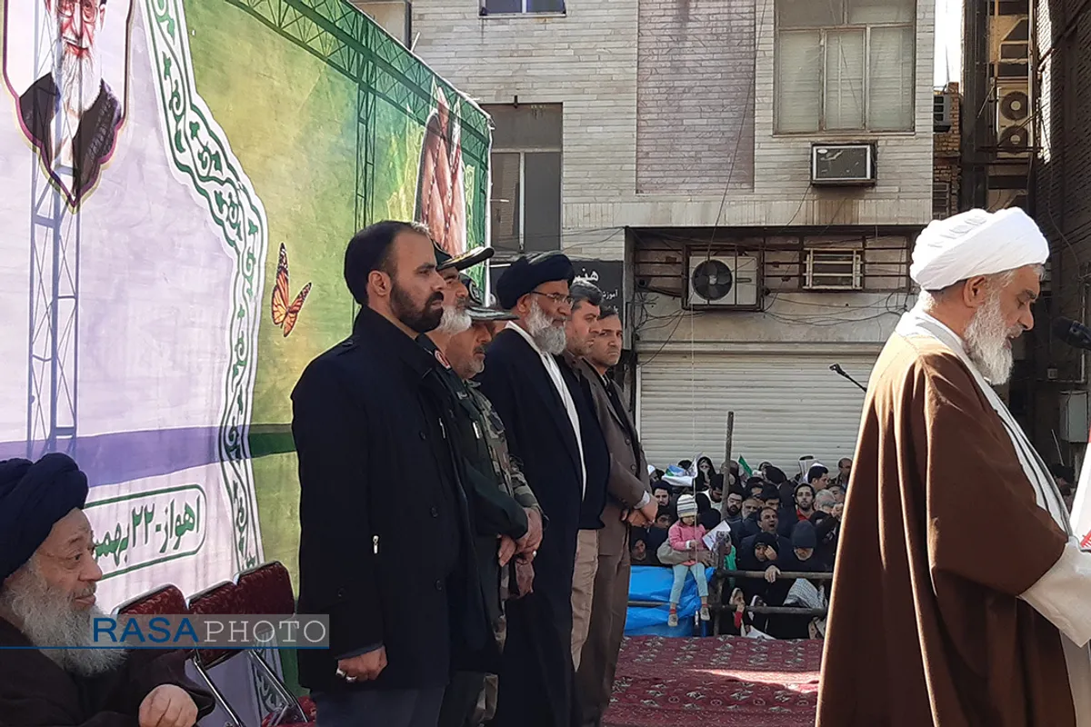 فجر سلیمانی | راهپیمایی مردم اهواز در یوم الله ۲۲ بهمن