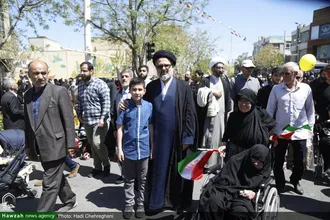حضور شخصیت های حوزوی در راهپیمایی روز جهانی قدس