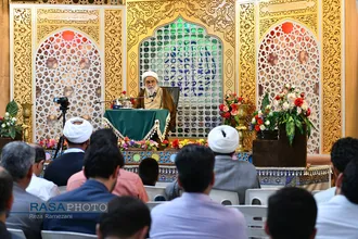 سخنرانی آیت الله شب زنده دار در دیدار جمعی از اساتید دانشگاه و خانواده&zwnj;های ایشان