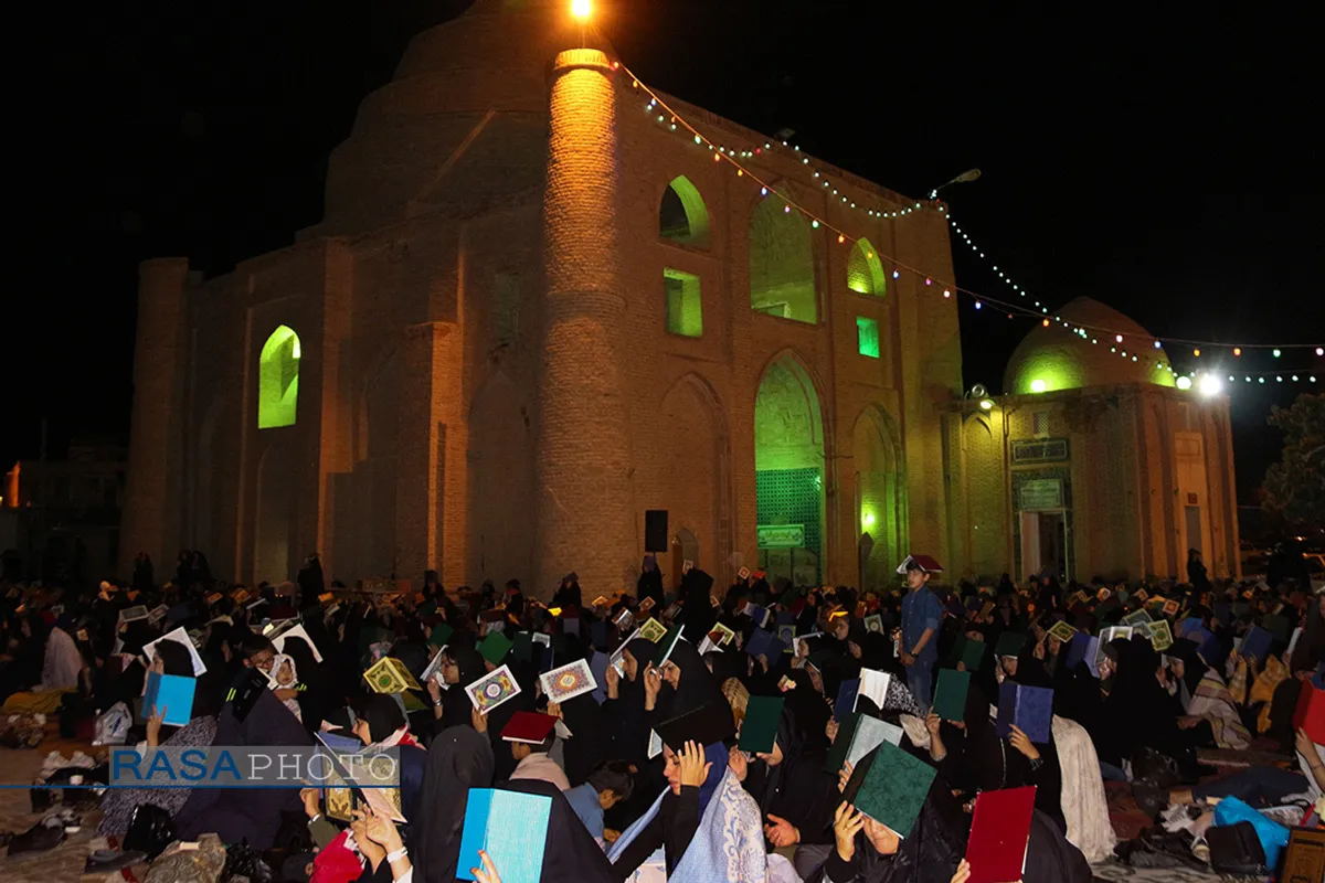 مراسم احیاء شب بیست و سوم ماه مبارک رمضان در دامغان