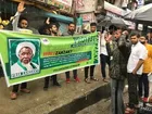 Despite heavy rain,  Free Zakzaky  protest held in Magam, Indian-controlled Kashmir