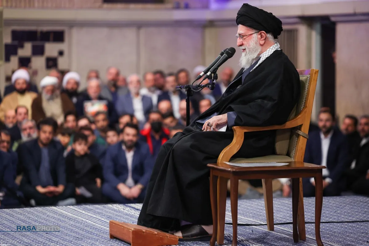 دیدار خانواده شهدای اقتدار با رهبر انقلاب در روز میلاد امیرالمومنین (علیه&zwnj;السلام)