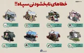 اینفوگرافیک | خطاهای سپاه!!