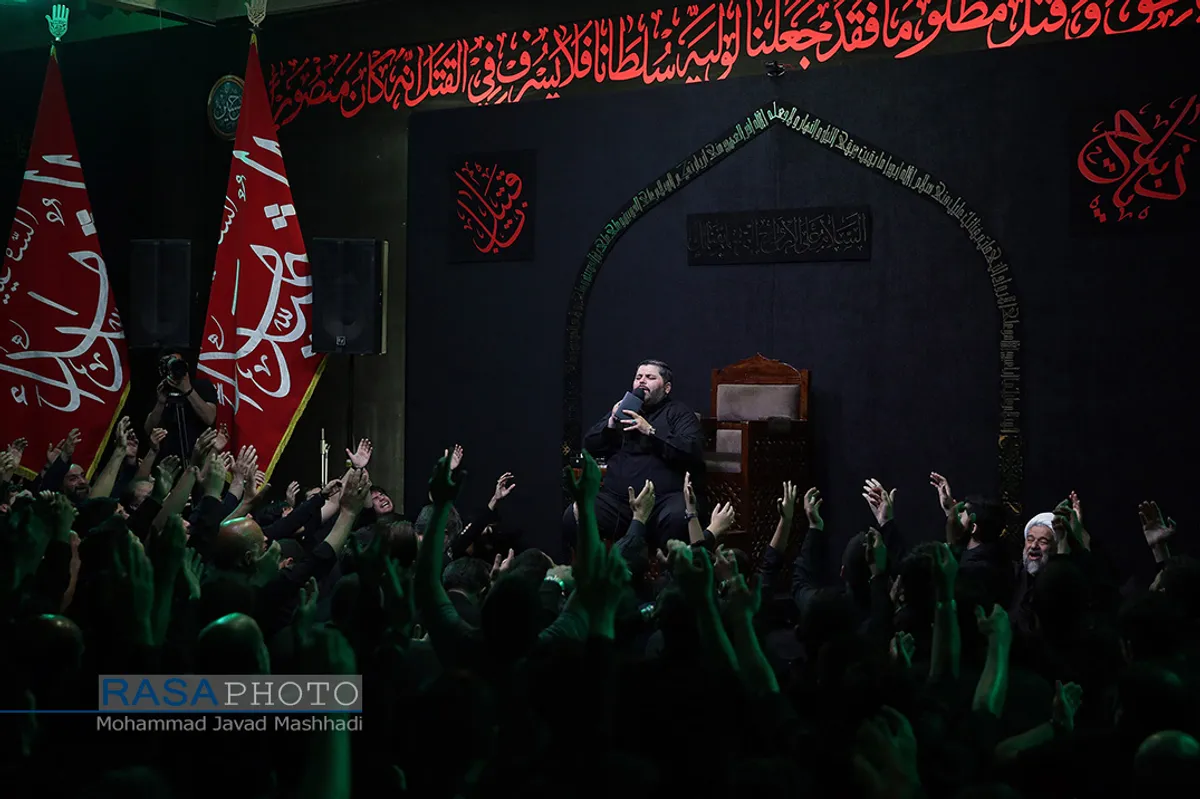 عزاداری دهه اول محرم در حسینیه قماش فروش&zwnj;های مشهد