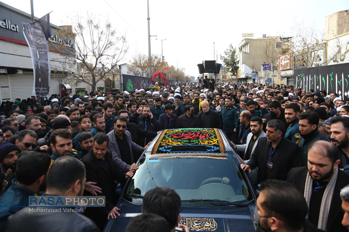 عزاداری شهادت حضرت زهرا (سلام الله علیها) با حضور حضرت آیت الله وحید خراسانی