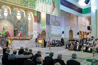 آیین آغاز جشن&zwnj;های دهه کرامت در حرم حضرت معصومه (سلام الله علیها)