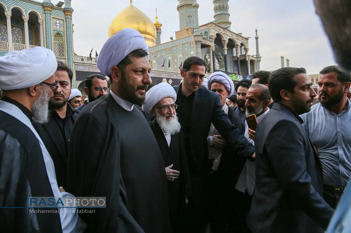 مراسم تشییع آیت الله دریاباری&lrm;&lrm;