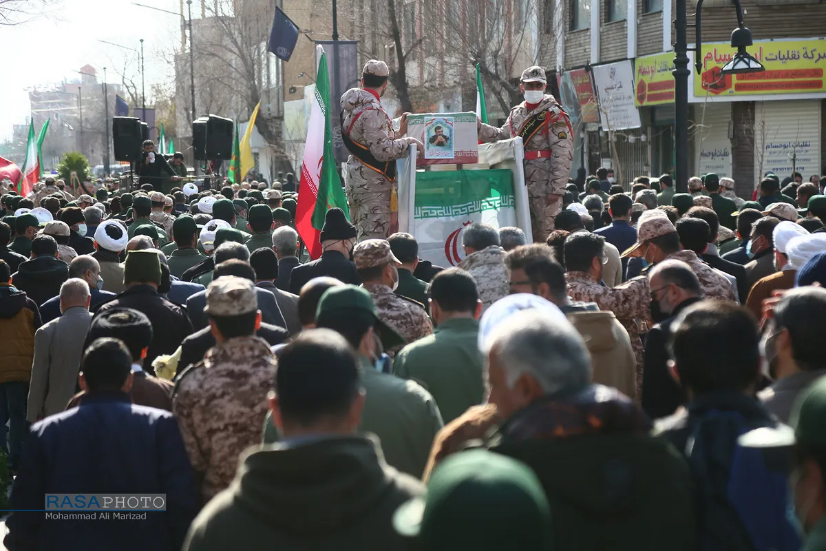 تشییع پیکر مطهر سردار مهدی مهدوی نژاد