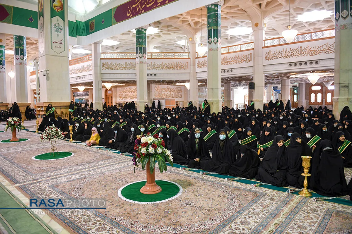 آیین خطبه&zwnj;خوانی آغاز دهه کرامت در حرم حضرت فاطمه معصومه (سلام الله علیها)