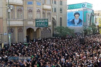 عزاداری روز شهادت حضرت امام حسن عسکری (علیه السلام) با حضور مراجع تقلید در قم