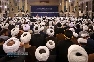 دیدار جمعی از مبلغان و طلاب حوزه&zwnj;های علمیه سراسر کشور