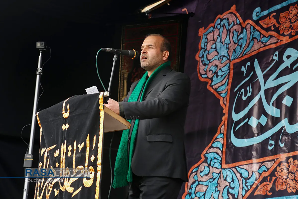 اجتماع بزرگ عزاداران فاطمی در جنوب تهران