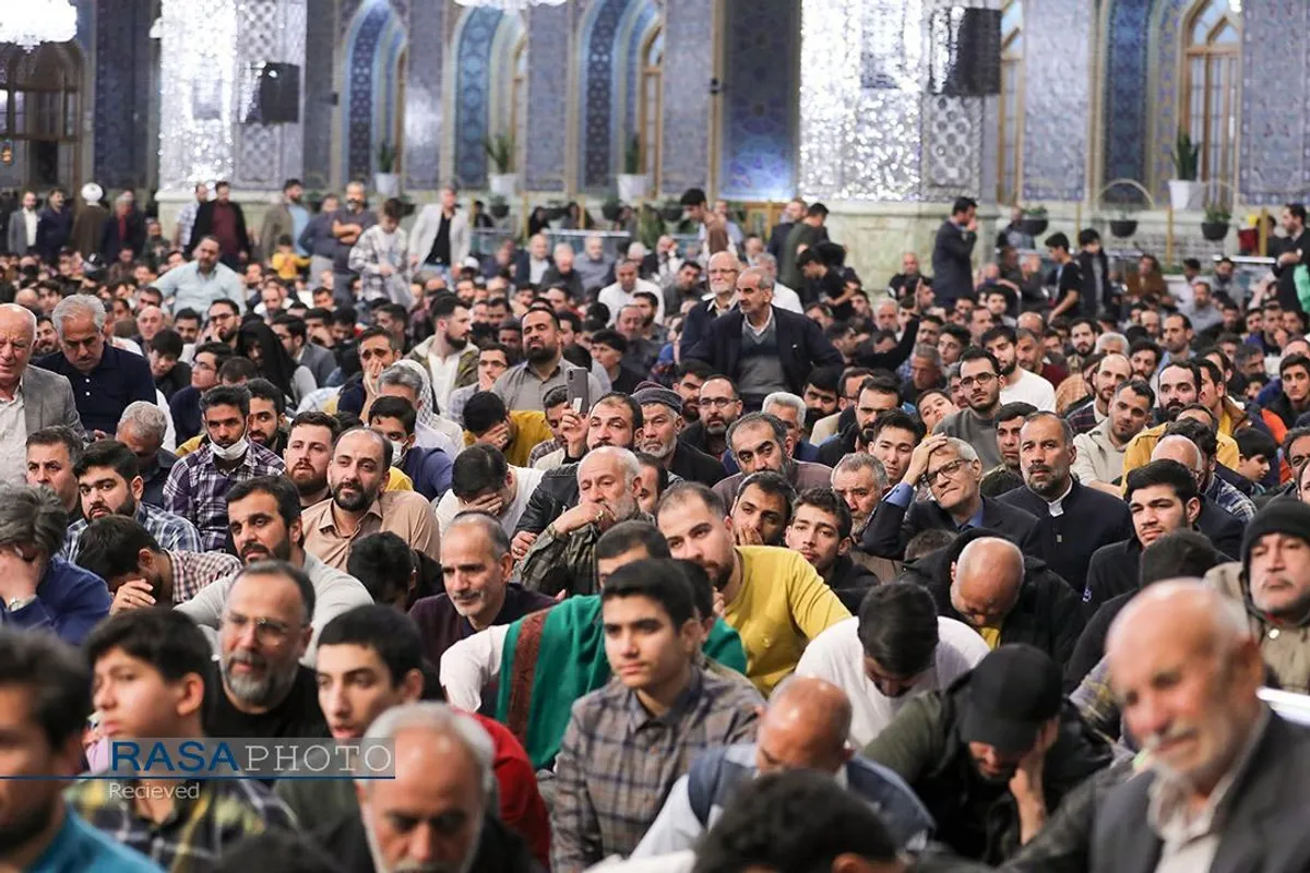 مناجات خوانی ماه مبارک رمضان در حرم مطهر رضوی