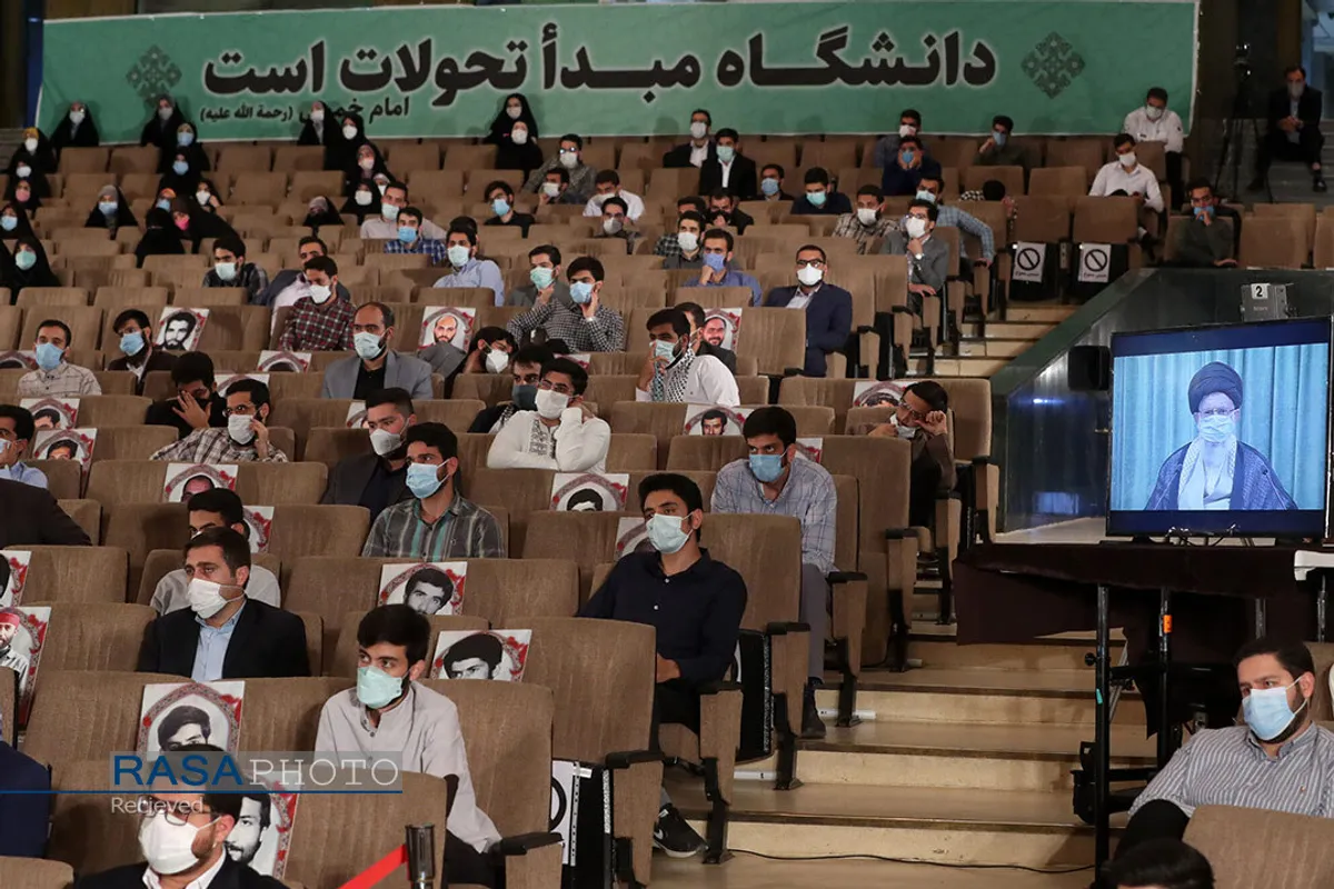 دیدار تصویری نمایندگان تشکل&zwnj;های دانشجویی با مقام معظم رهبری