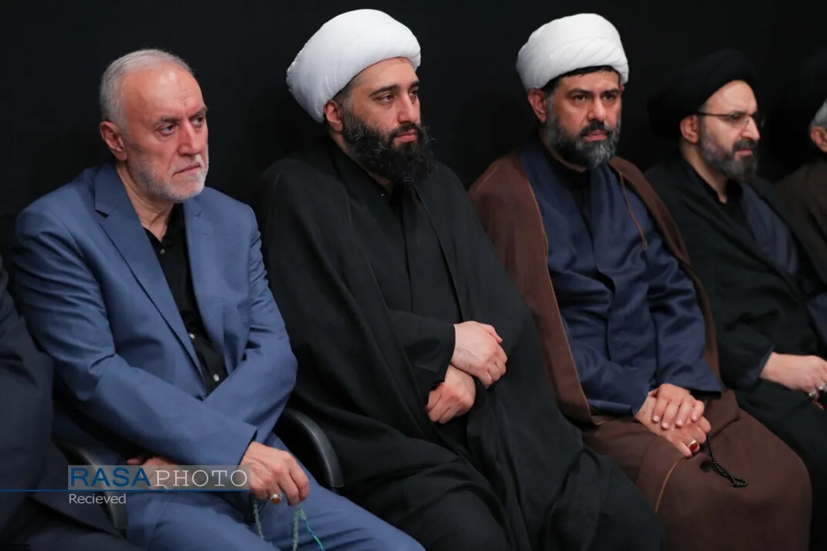 مراسم عزاداری روز اربعین هیئت&zwnj;های دانشجویی در حضور رهبر انقلاب