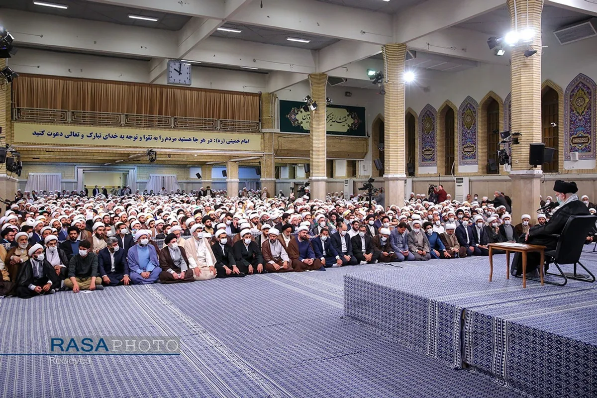 دیدار جمعی از مبلغان و طلاب حوزه&zwnj;های علمیه سراسر کشور