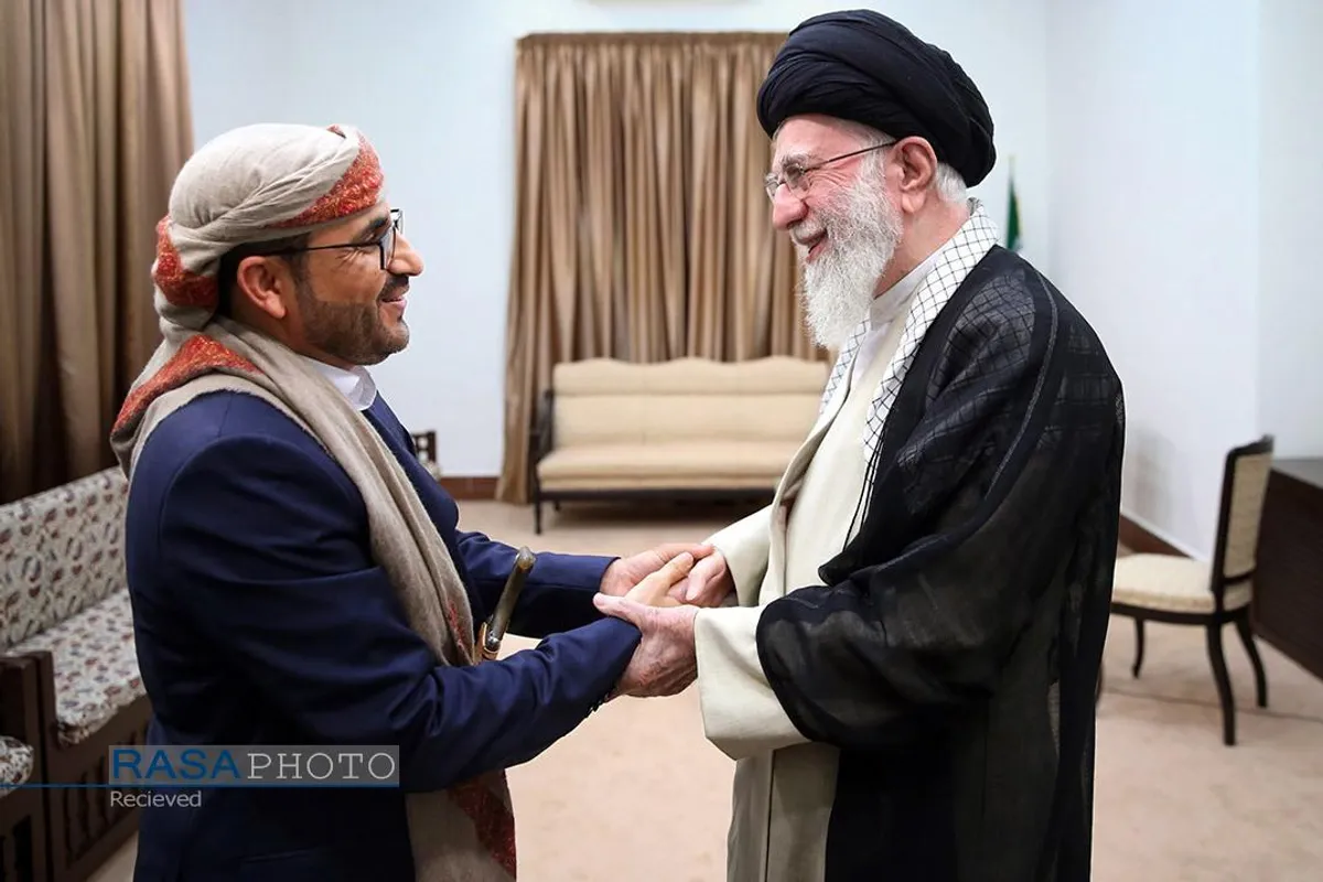 دیدار سخنگوی انصارالله یمن با رهبر انقلاب