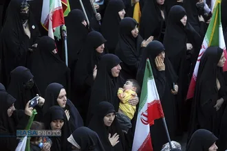 تجمع هیئات مذهبی قم به مناسبت اربعین شهادت رهبر انقلاب در حرم کریمه اهلبیت (س)