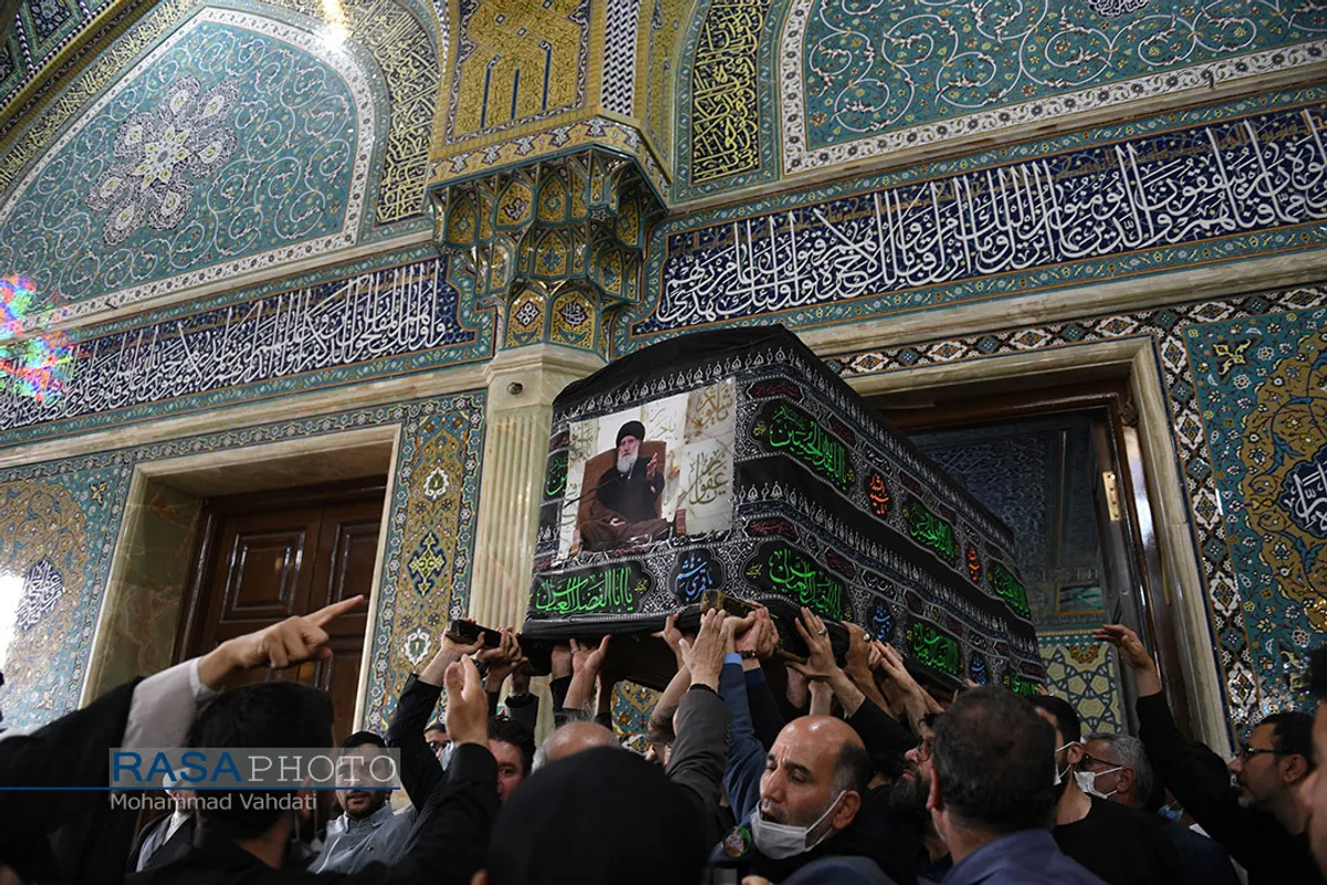 تشییع پیکر مرحوم آیت الله فاطمی&zwnj;نیا در قم