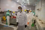فعالیت جهادی طلاب در غسالخانه بهشت زهرا (س) تهران