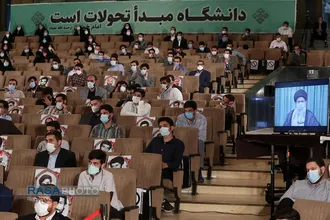دیدار تصویری نمایندگان تشکل&zwnj;های دانشجویی با مقام معظم رهبری