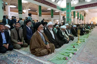 آیین آغاز جشن&zwnj;های دهه کرامت در حرم حضرت معصومه (سلام الله علیها)