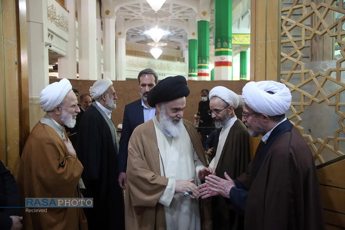 مراسم بزرگداشت آیت&zwnj;الله مصباح یزدی در حرم کریمه اهل&zwnj;بیت (س)