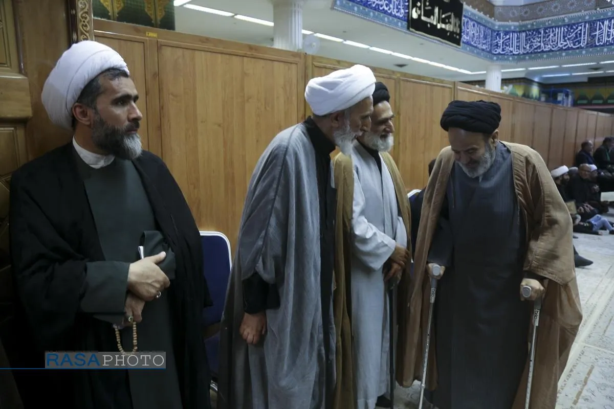 مراسم بزرگداشت مرحوم حجت الاسلام حاج شیخ علی طائب