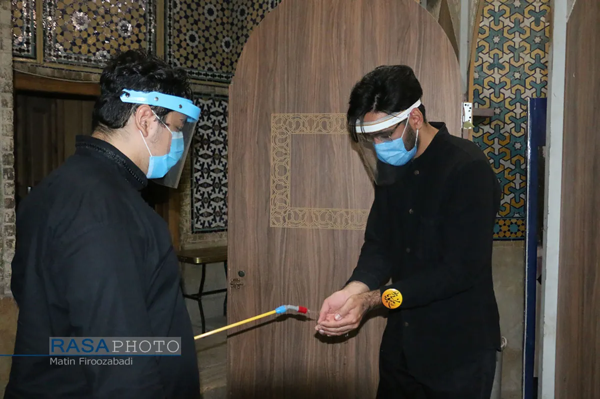 عزاداری هیأت رهپویان وصال در مدرسه علمیه امام صادق (ع) "چهارباغ اصفهان"