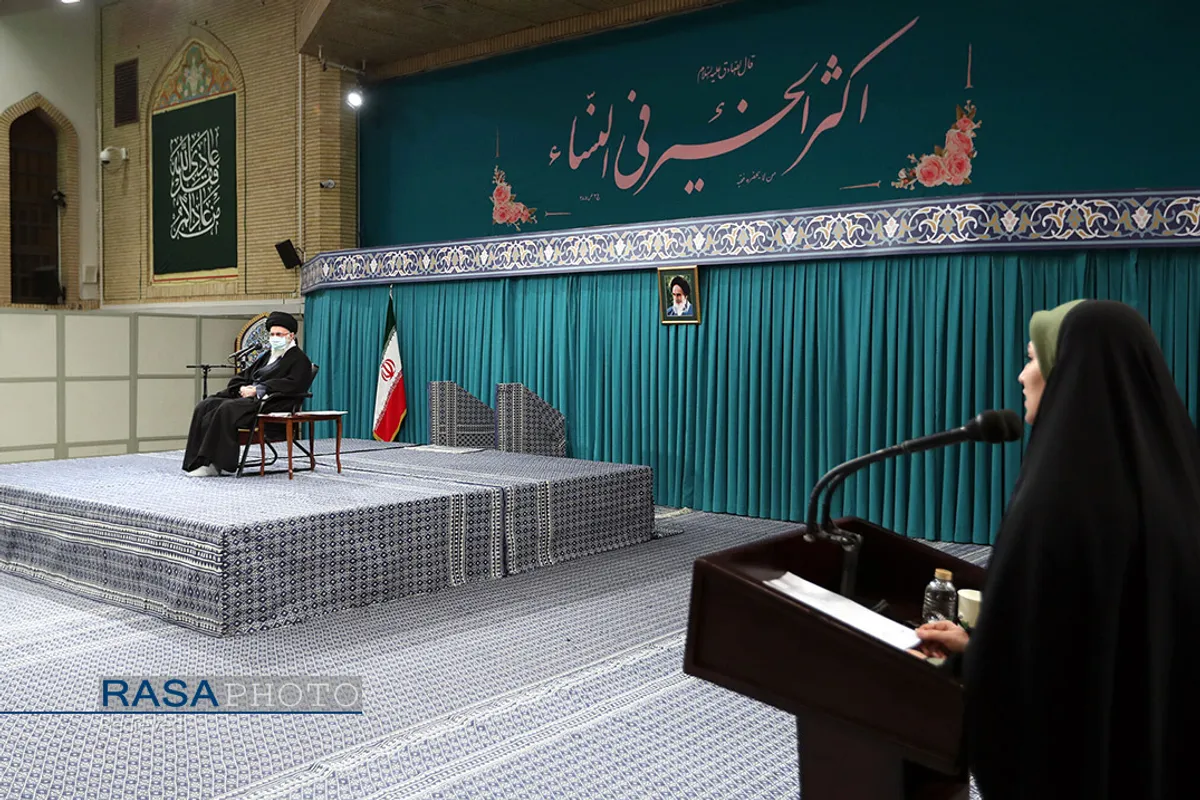 دیدار جمعی از بانوان منتخب کشور با مقام معظم رهبری