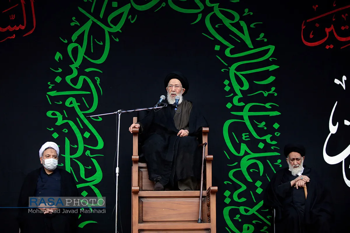 اجتماع بزرگ عزاداران علوی با سخنرانی آیت الله سیدان در مشهد