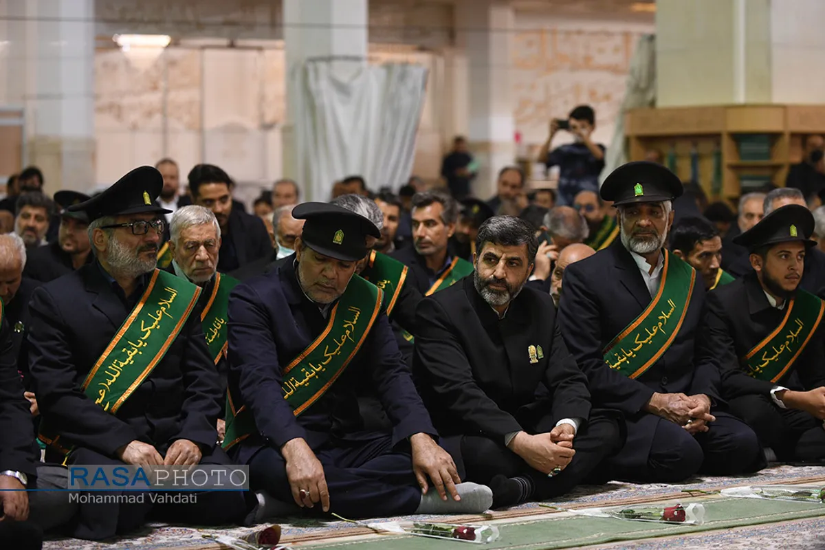 آیین خطبه&zwnj;خوانی آغاز دهه کرامت در حرم حضرت فاطمه معصومه (سلام الله علیها)