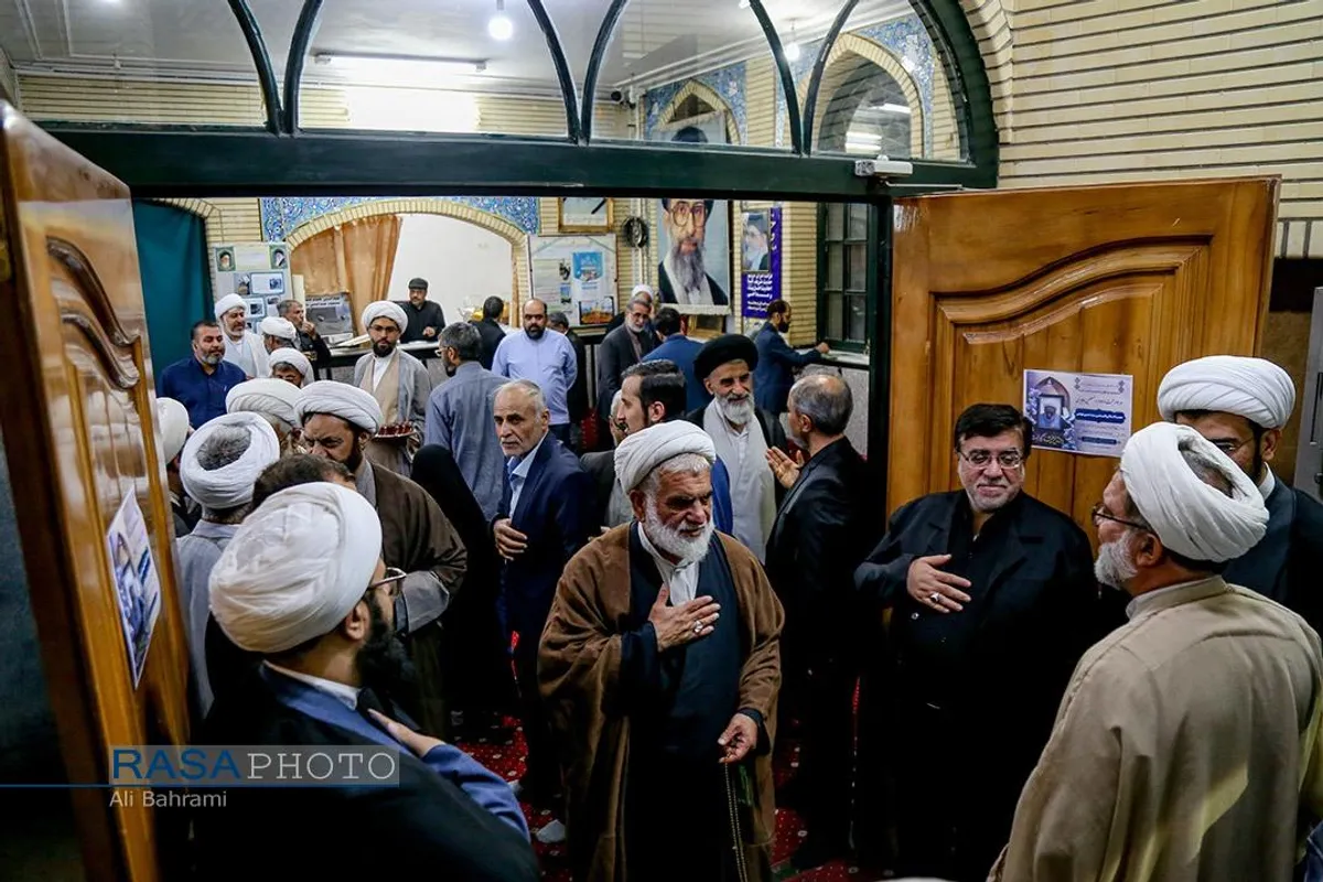 مراسم یادبود مدیر مدرسه علمیه کرمانی&zwnj;ها مرحوم حجت الاسلام جاویدی